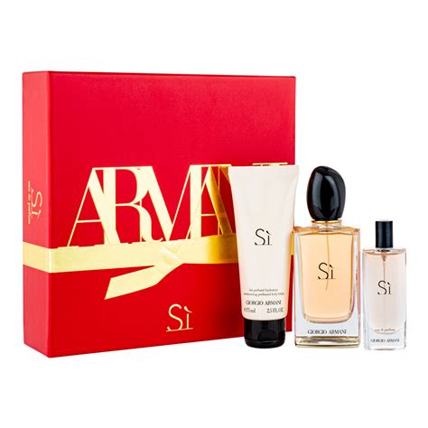 si giorgio armani gift set.